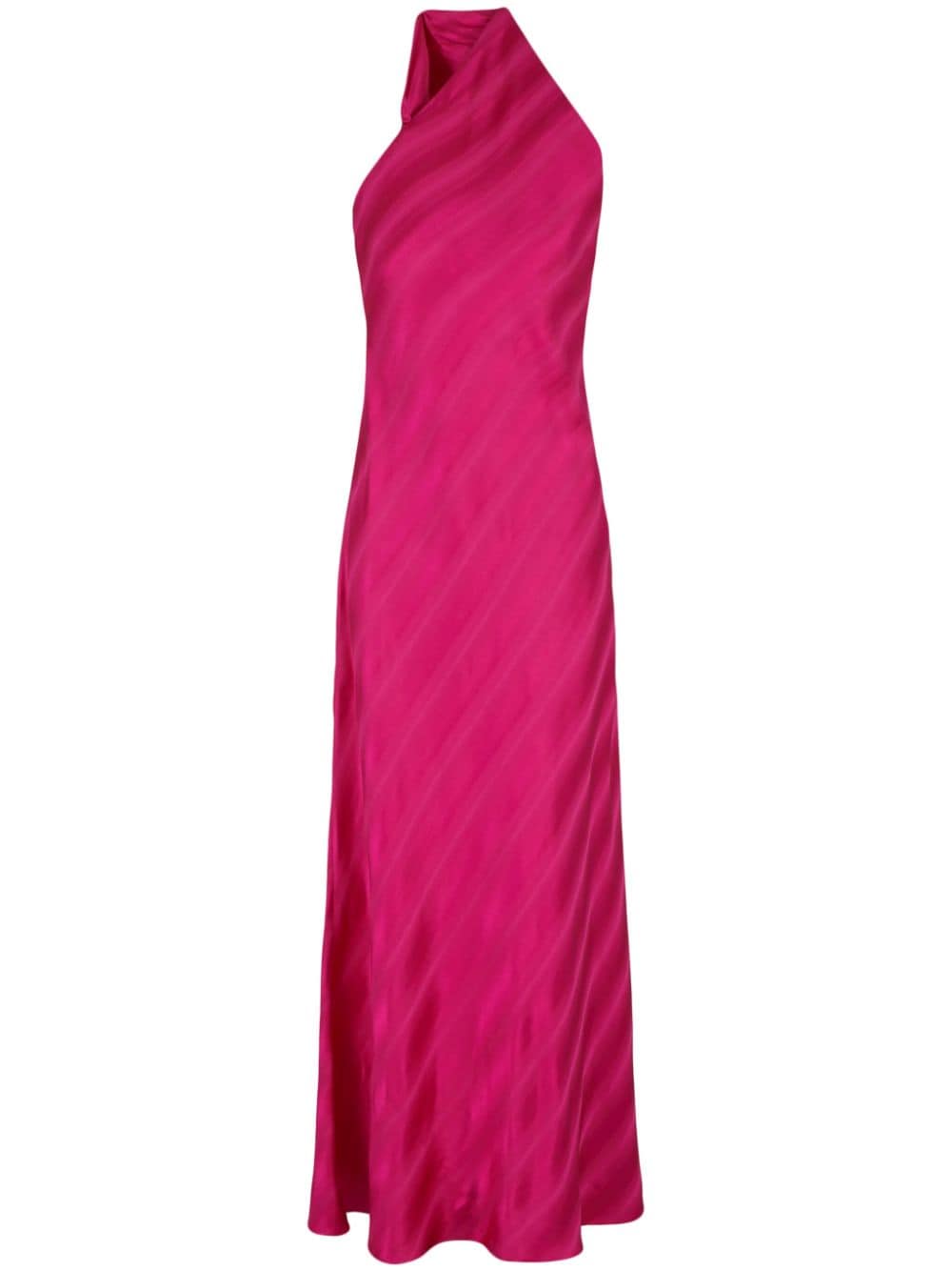 Emporio Armani one-shoulder satin dress - Pink von Emporio Armani