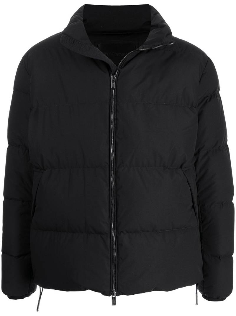Emporio Armani padded high-neck jacket - Black von Emporio Armani