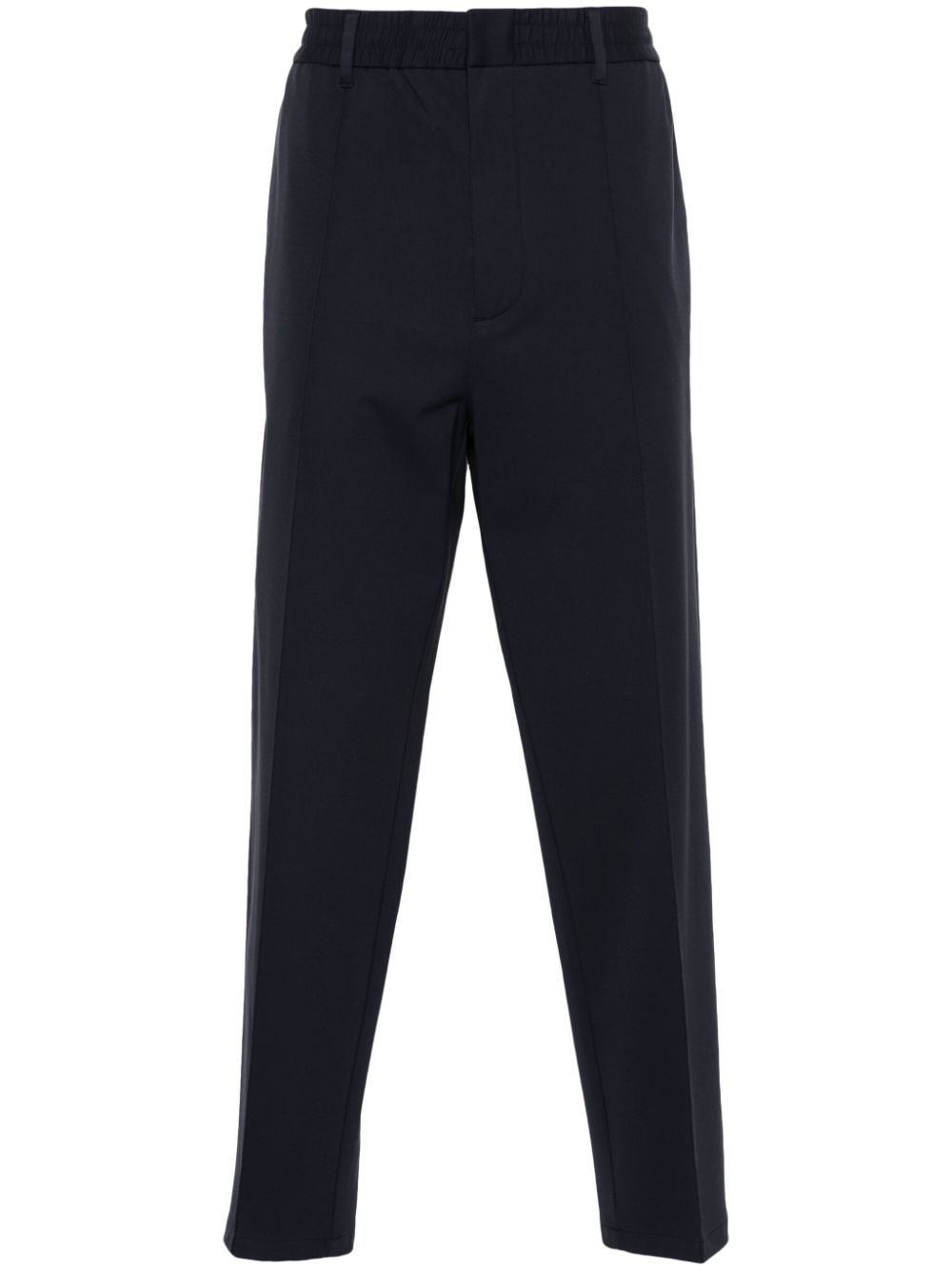 Emporio Armani raised-seam tapered trousers - Blue von Emporio Armani