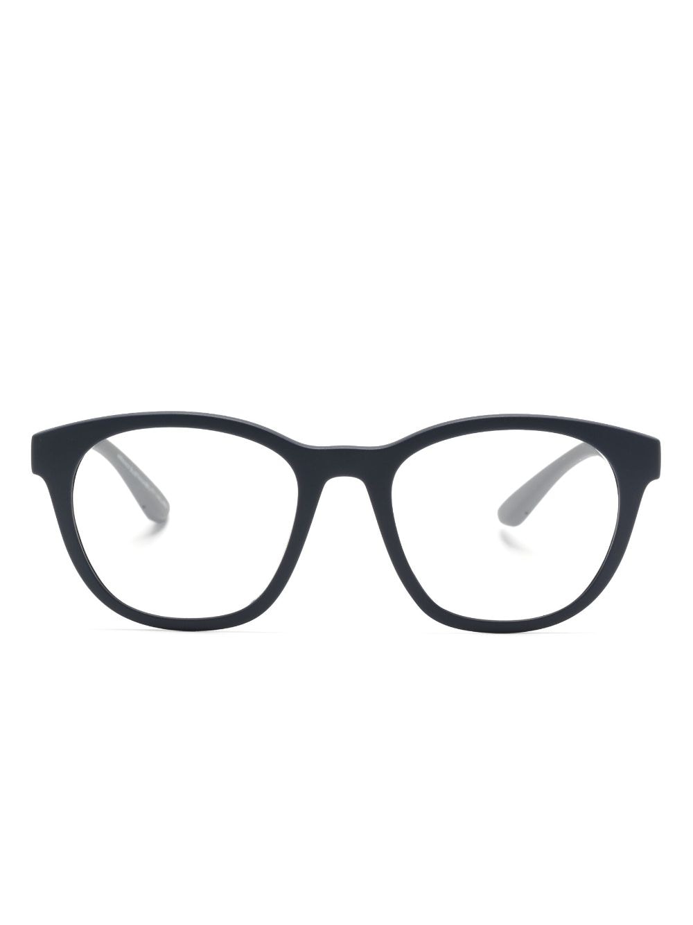 Emporio Armani round-frame glasses - Blue von Emporio Armani