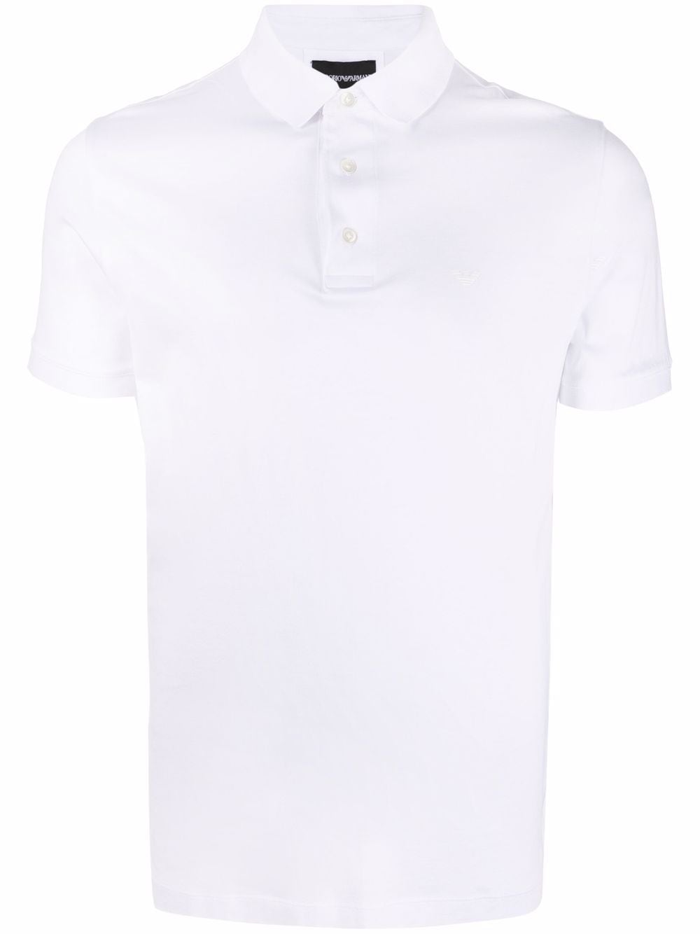 Emporio Armani eagle-motif polo shirt - White von Emporio Armani