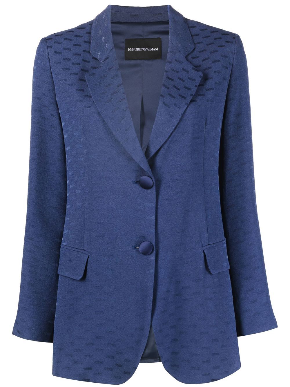 Emporio Armani single-breasted blazer - Blue von Emporio Armani
