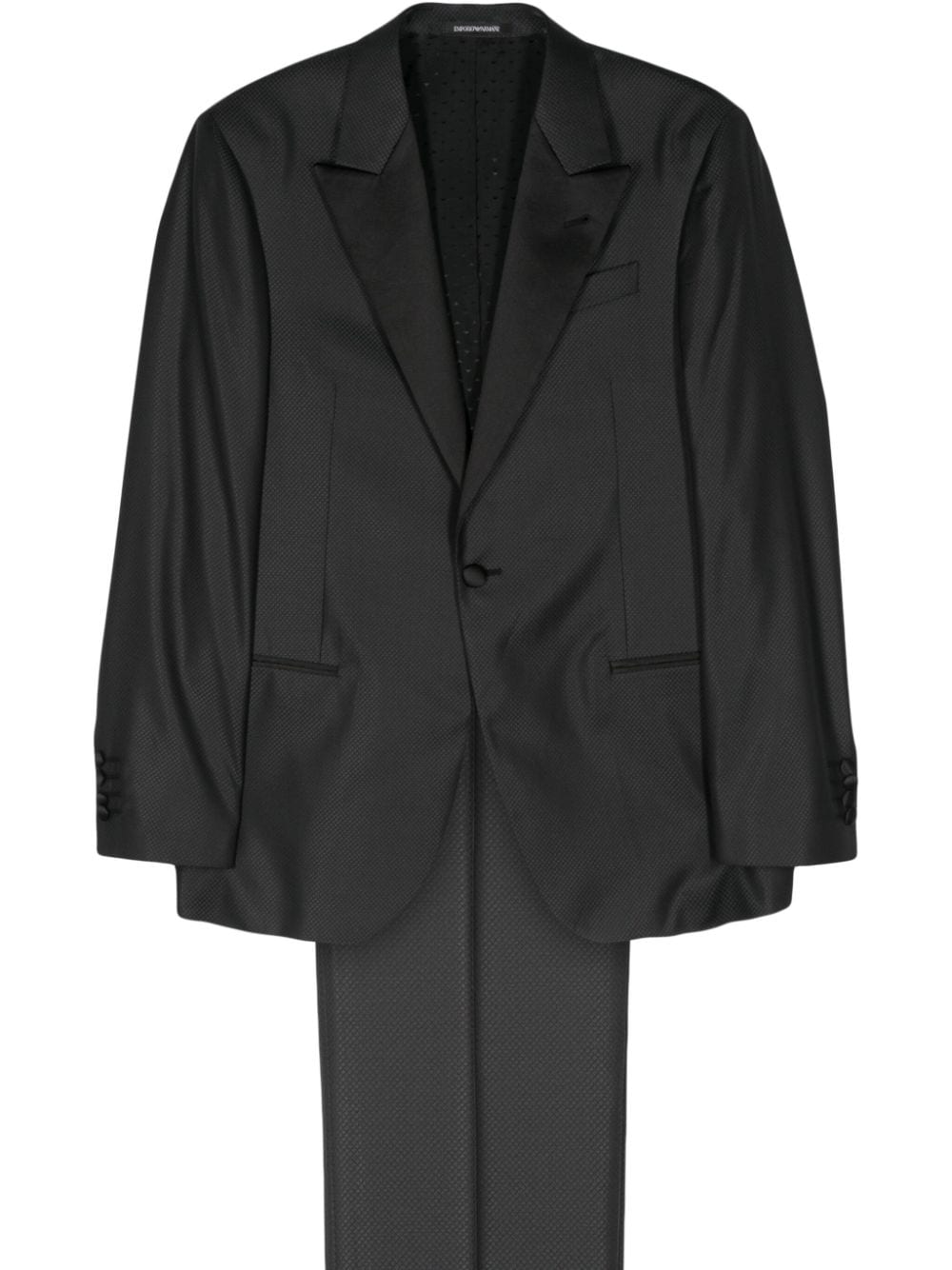 Emporio Armani single-breasted suit - Grey von Emporio Armani