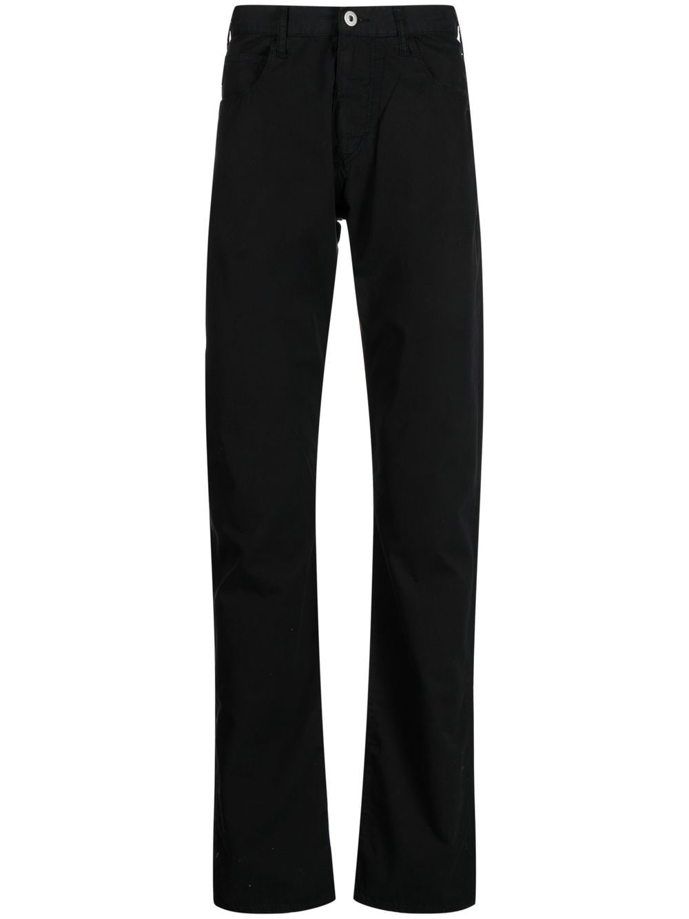 Emporio Armani slim-cut leg jeans - Black von Emporio Armani