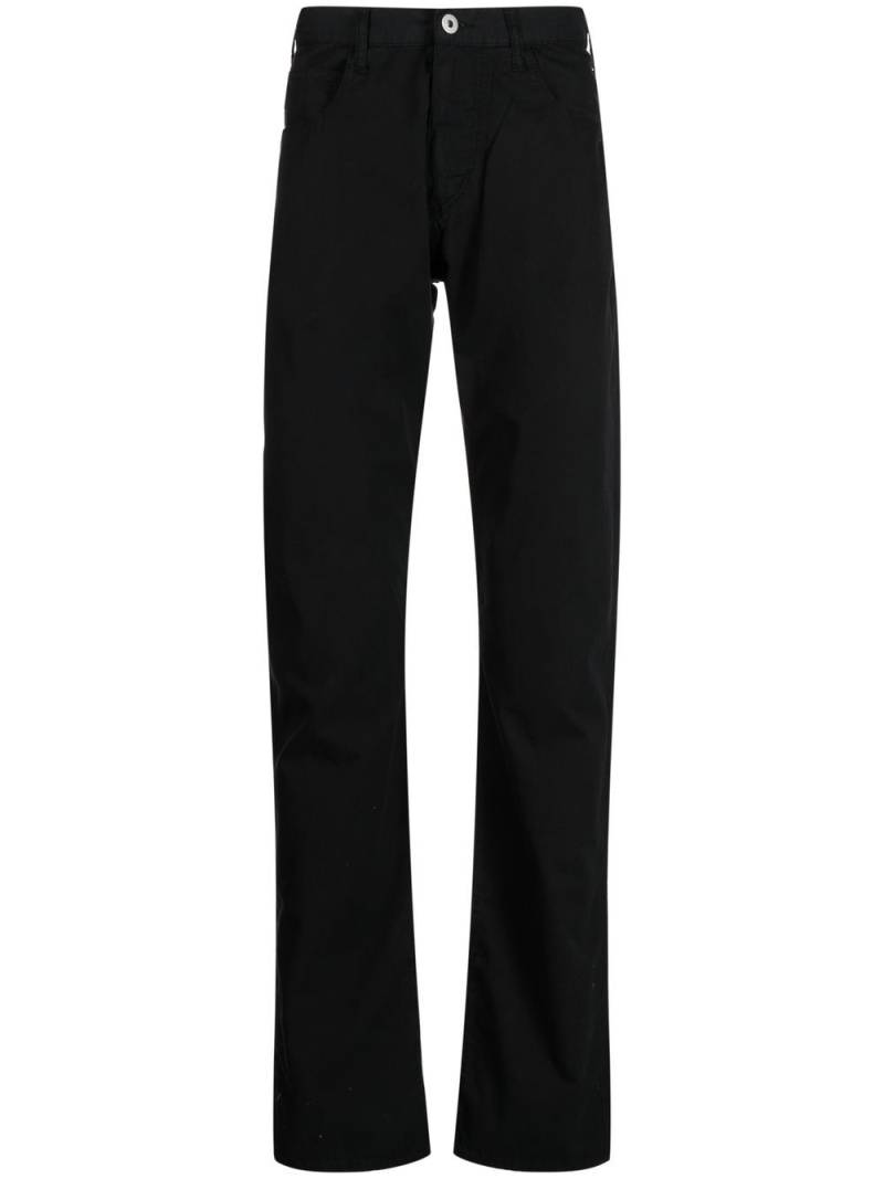 Emporio Armani slim-cut leg jeans - Black von Emporio Armani