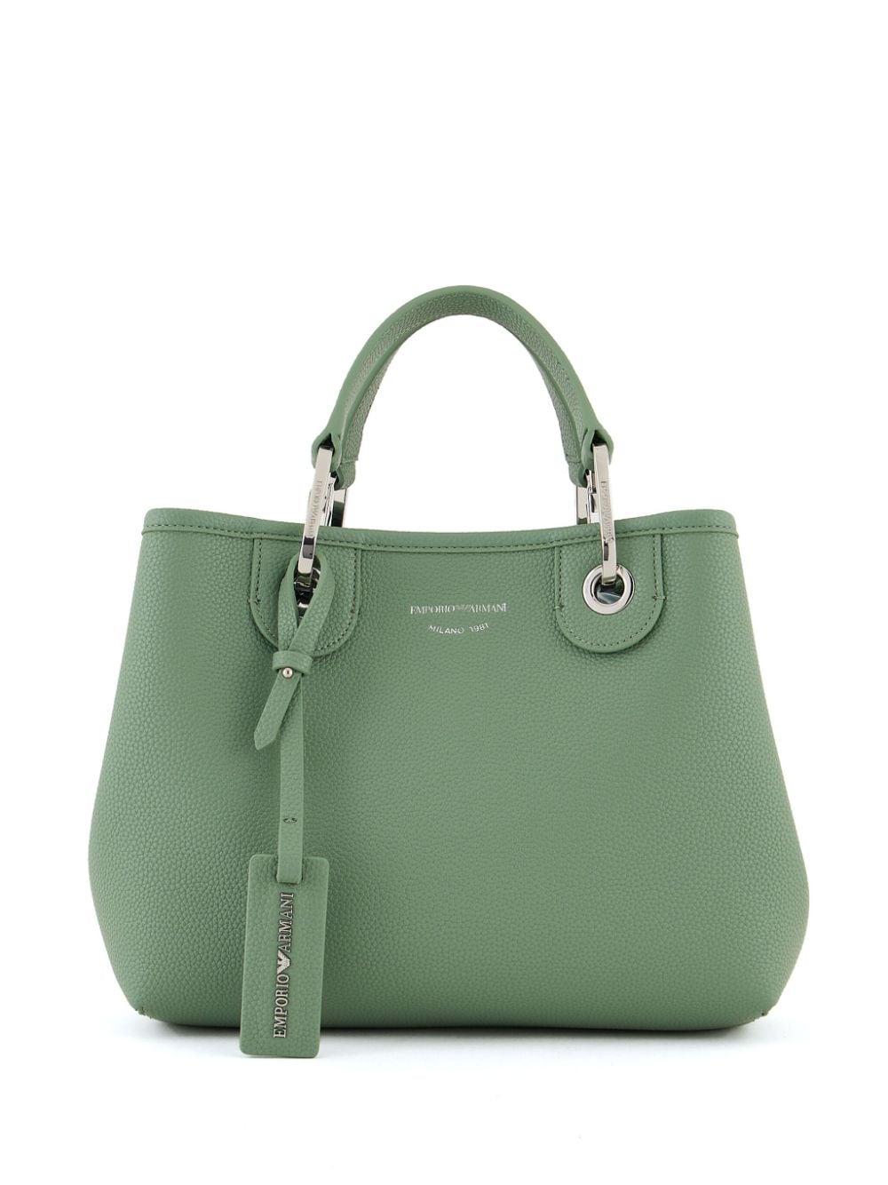 Emporio Armani small MyEA tote bag - Green von Emporio Armani