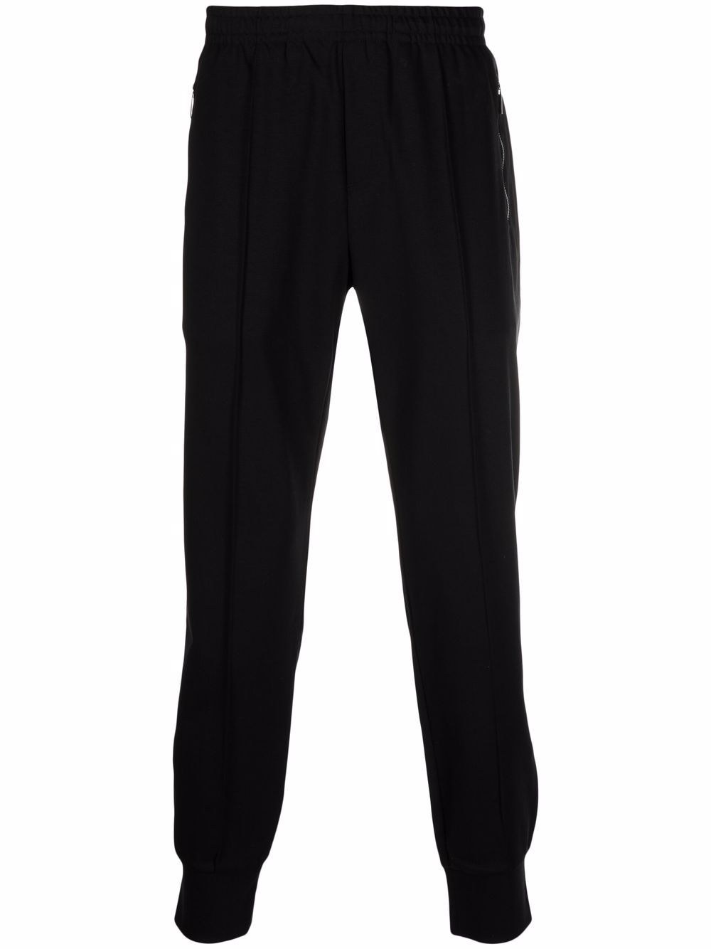 Emporio Armani solid-colour slim-fit track pants - Black von Emporio Armani