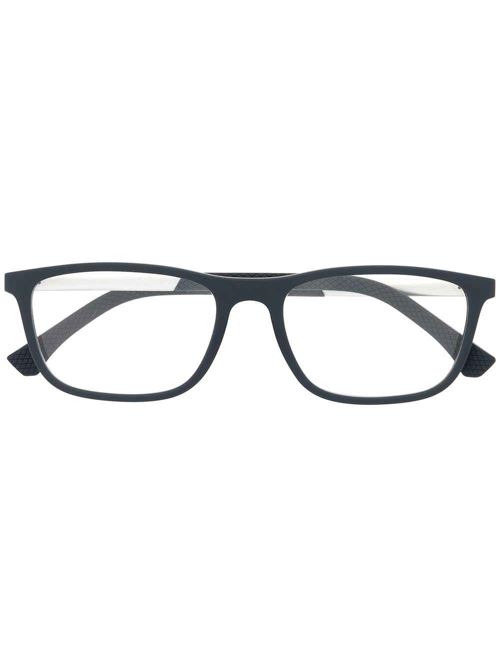 Emporio Armani square frame glasses - Blue von Emporio Armani