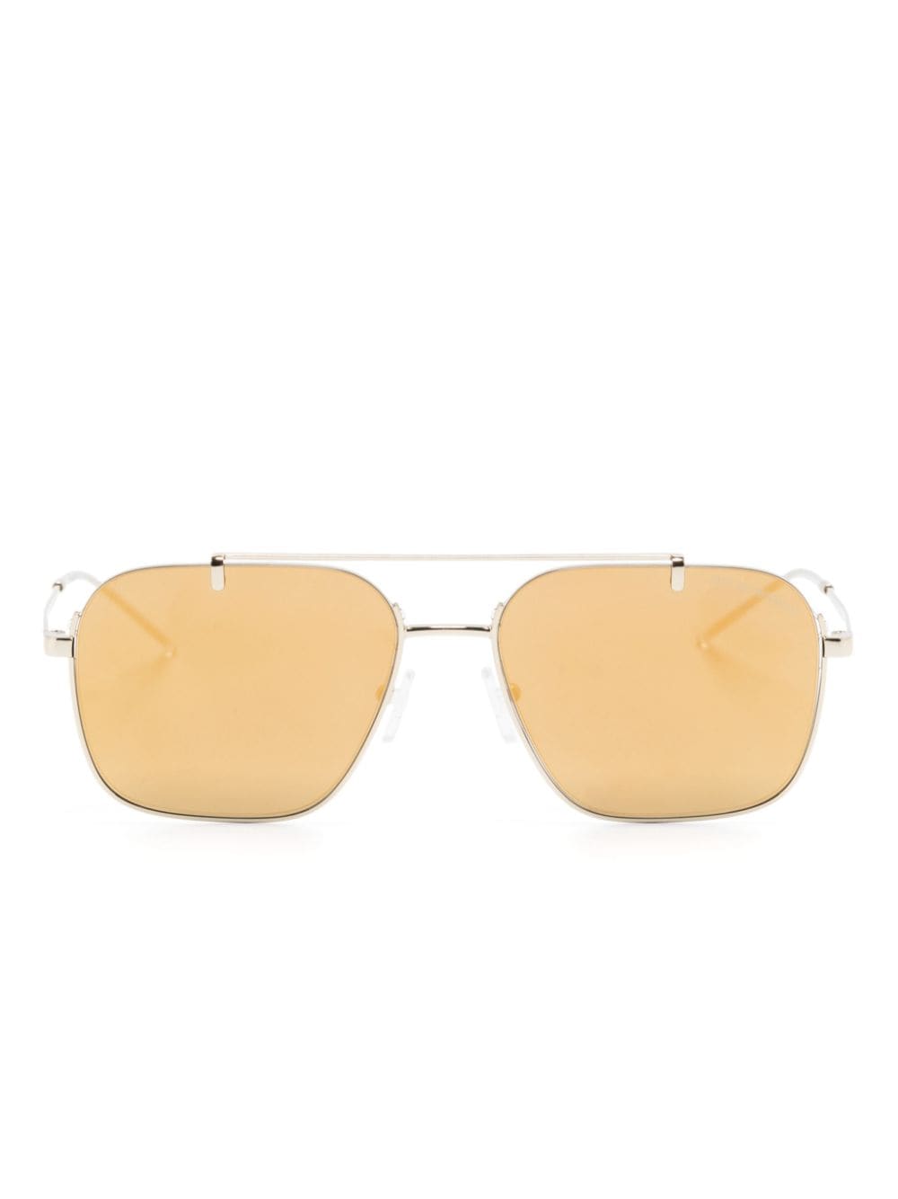 Emporio Armani square-frame sunglasses - Gold von Emporio Armani