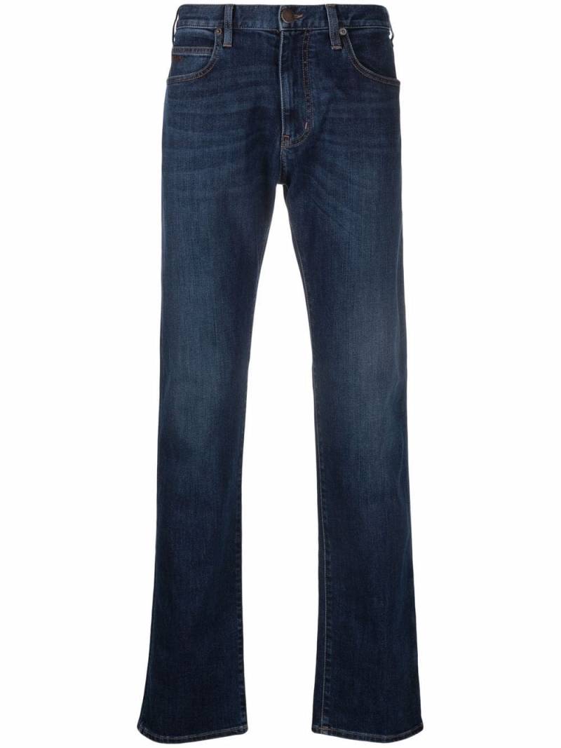 Emporio Armani straight-leg denim jeans - Blue von Emporio Armani