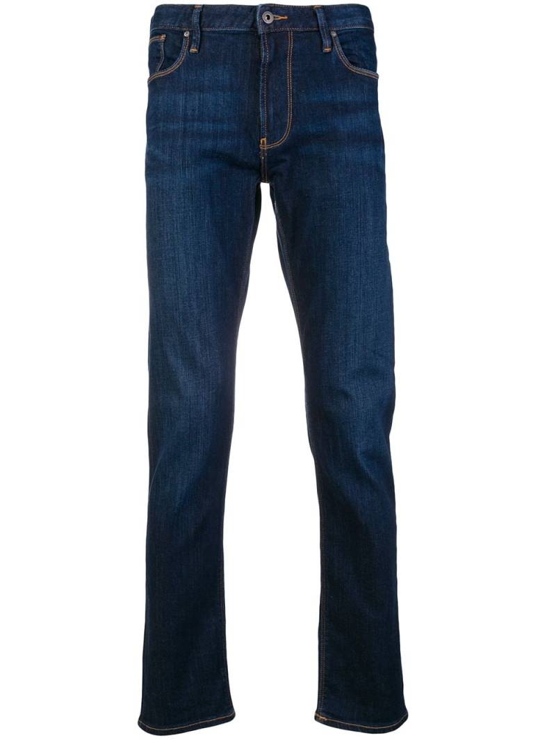 Emporio Armani straight-leg jeans - Blue von Emporio Armani