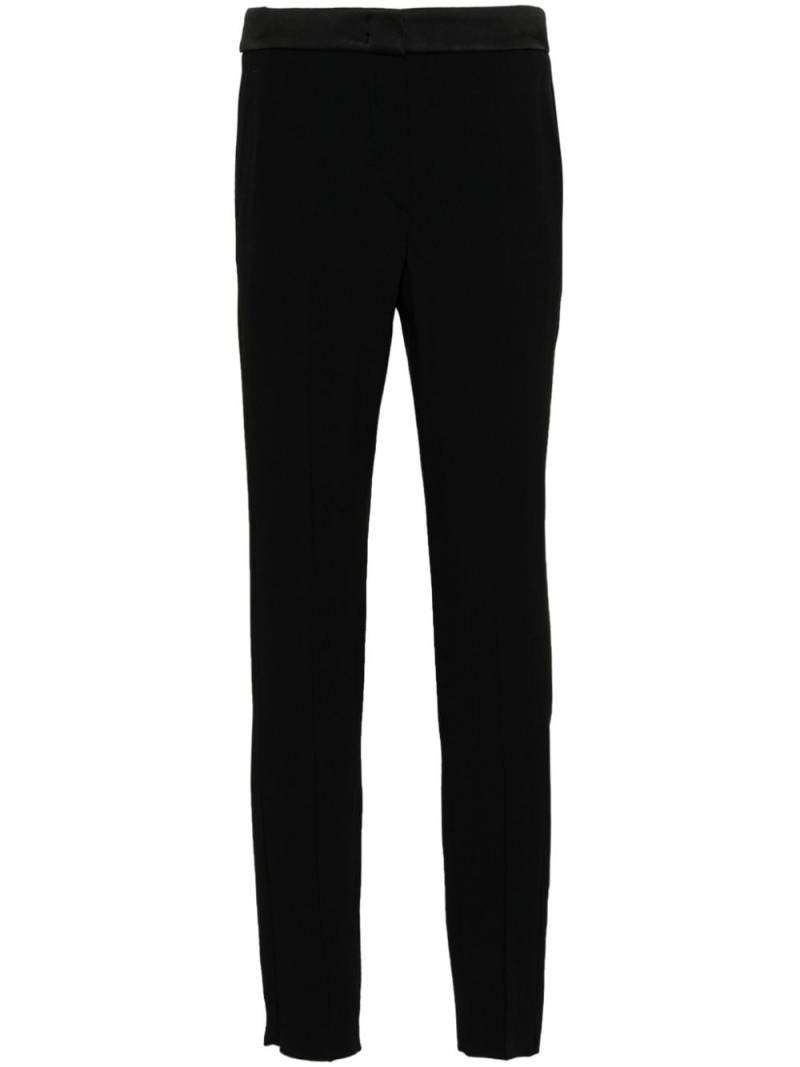 Emporio Armani straight-leg tailored trousers - Black von Emporio Armani