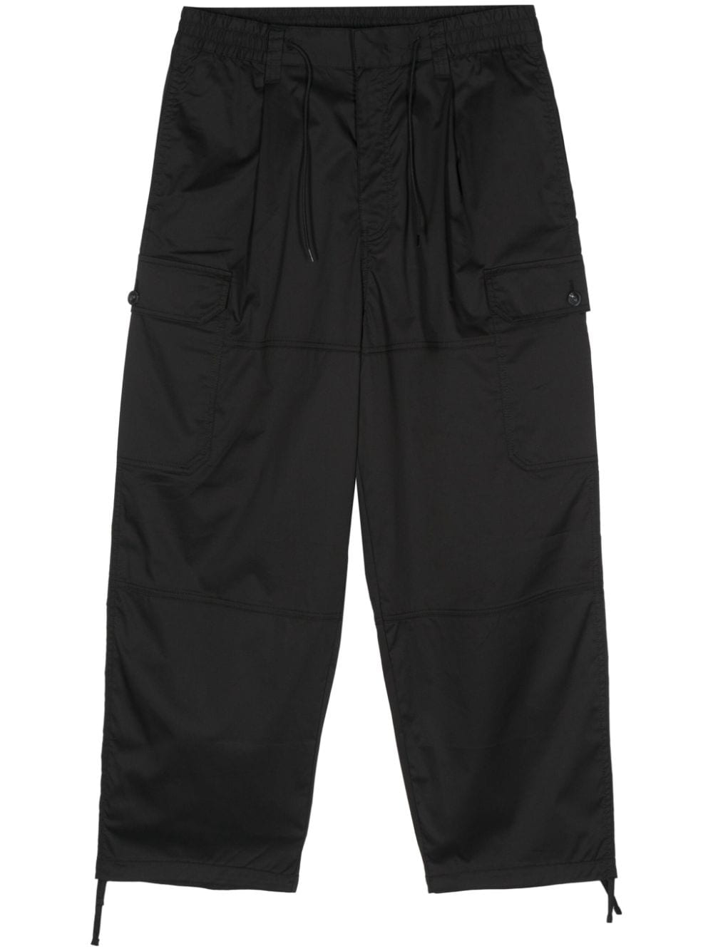 Emporio Armani tapered cargo trousers - Black von Emporio Armani