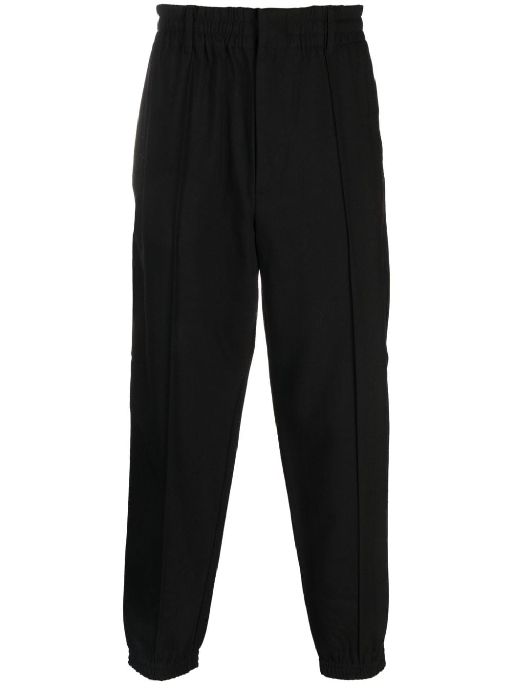 Emporio Armani tapered-leg trousers - Black von Emporio Armani