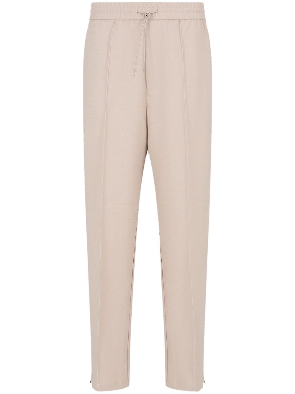 Emporio Armani wide-leg track pants - Neutrals von Emporio Armani