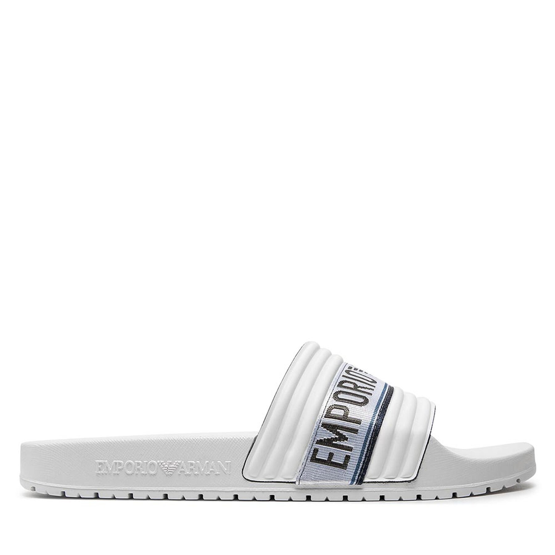 Pantoletten Emporio Armani XVPS06 XN999 T635 White+White Avio von Emporio Armani