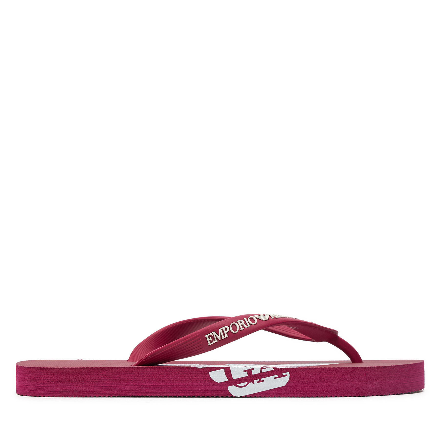 Pantoletten Emporio Armani XVQS08 XN746 T627 Cherry/White von Emporio Armani