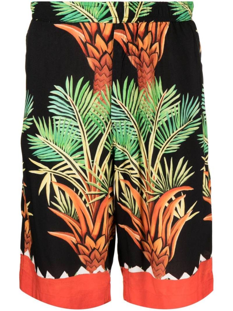 Endless Joy Date Palm motif-print Bermuda shorts - Green von Endless Joy