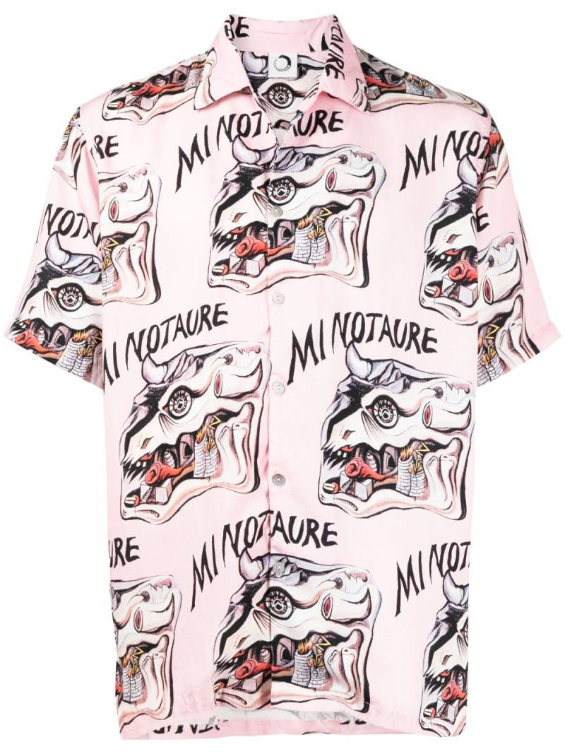 Endless Joy "Minotaure" short-sleeve shirt - Pink von Endless Joy