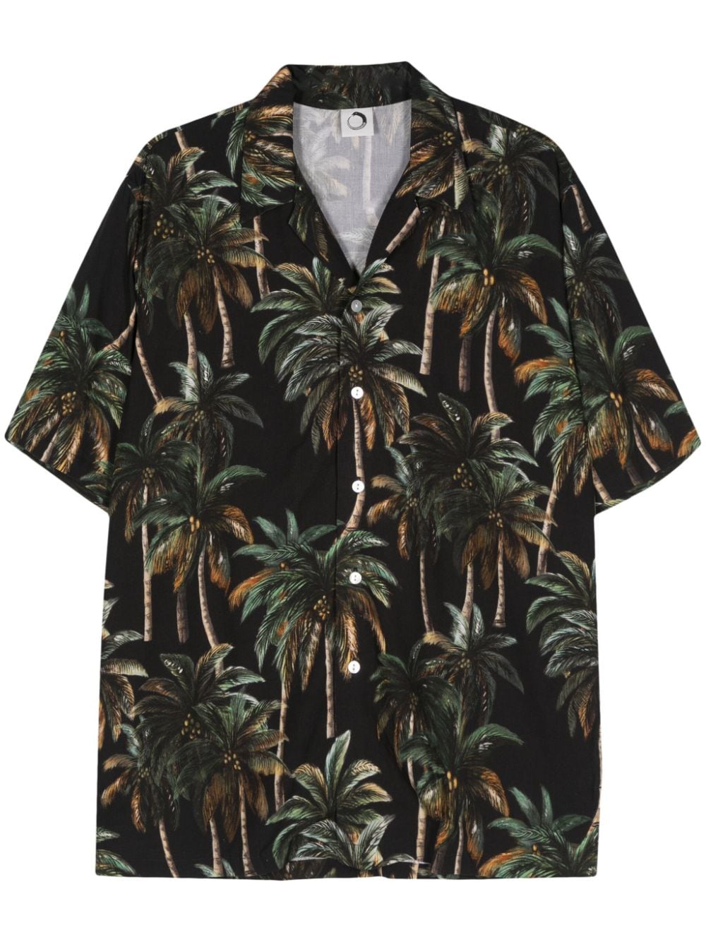 Endless Joy Palem palm-tree-print shirt - Black von Endless Joy