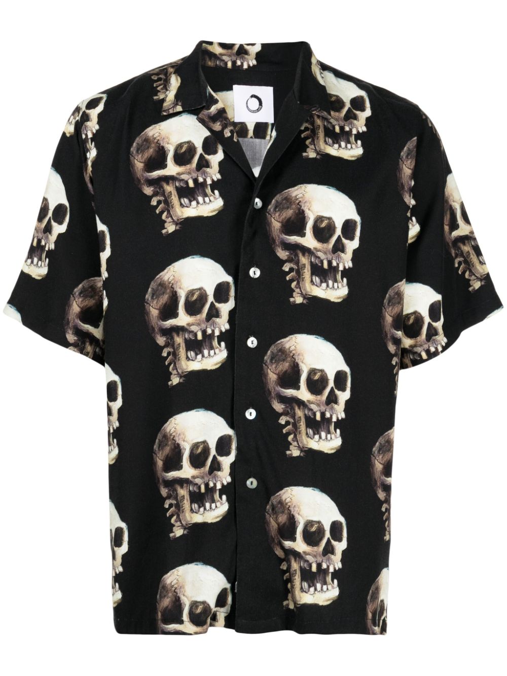 Endless Joy skull-print short-sleeve shirt - Black von Endless Joy