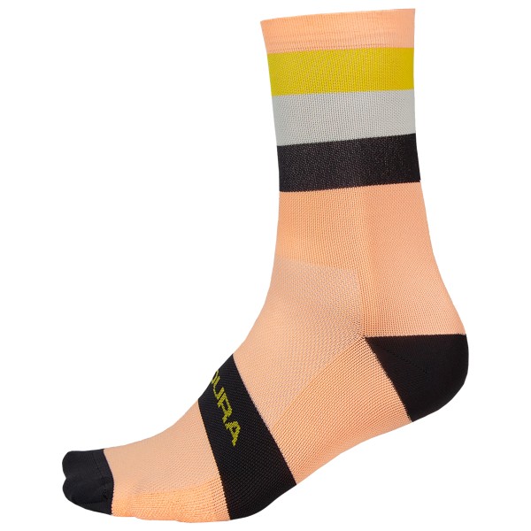 Endura - Bandwidth Streifensocken - Velosocken Gr L/XL;S/M beige;blau;türkis von Endura