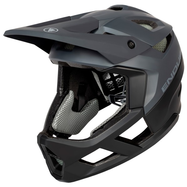 Endura - MT500 Full Face Mips Helm - Velohelm Gr 55-59 cm - M/L schwarz/grau von Endura