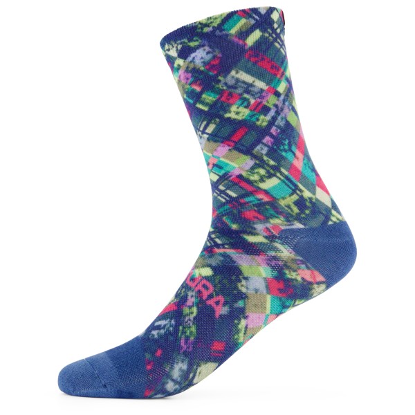 Endura - Patchwork LTD Print Sock - Velosocken Gr 37-42 blau Endura - Patchwork LTD Print Sock - Velosocken Gr 37-42 blau von Endura