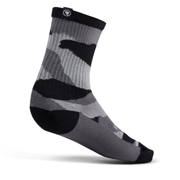 Endura - Peak Sock - Velosocken Gr 37-42 grau von Endura