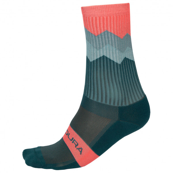 Endura - Zacken Socken - Velosocken Gr L/XL;S/M blau;rot;schwarz von Endura