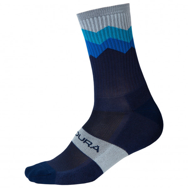 Endura - Zacken Socken - Velosocken Gr S/M blau von Endura