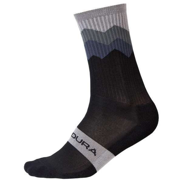 Endura - Zacken Socken - Velosocken Gr S/M schwarz von Endura