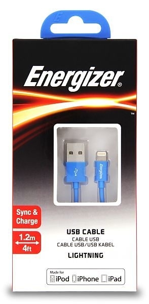 Energizer USB Ligntning Cable 1.2m in Blau von Energizer