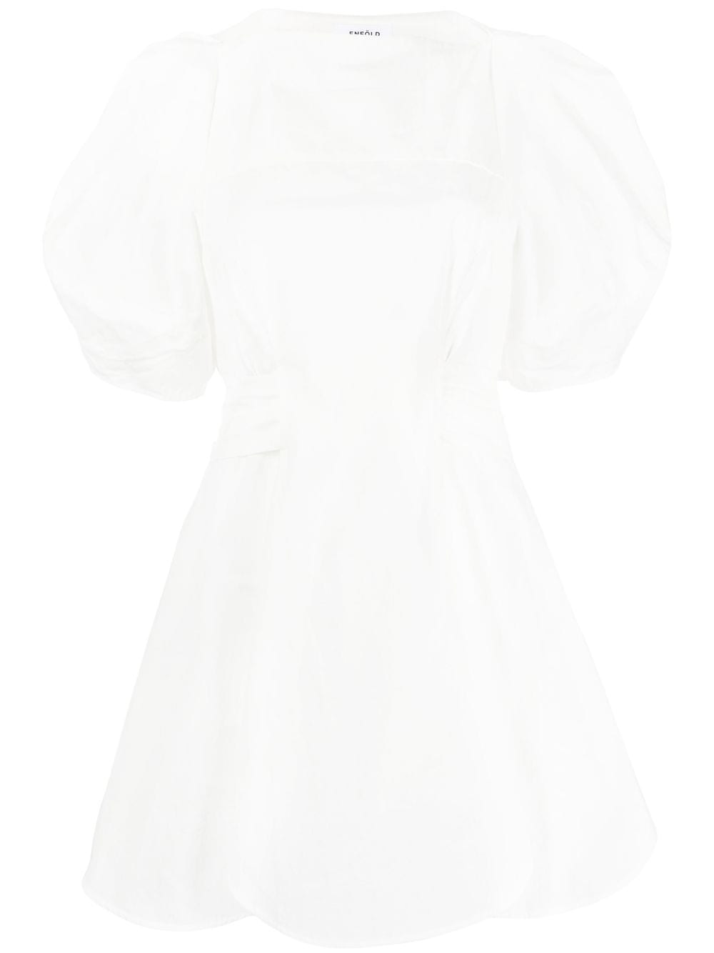 Enföld cotton puff-sleeve blouse - White von Enföld