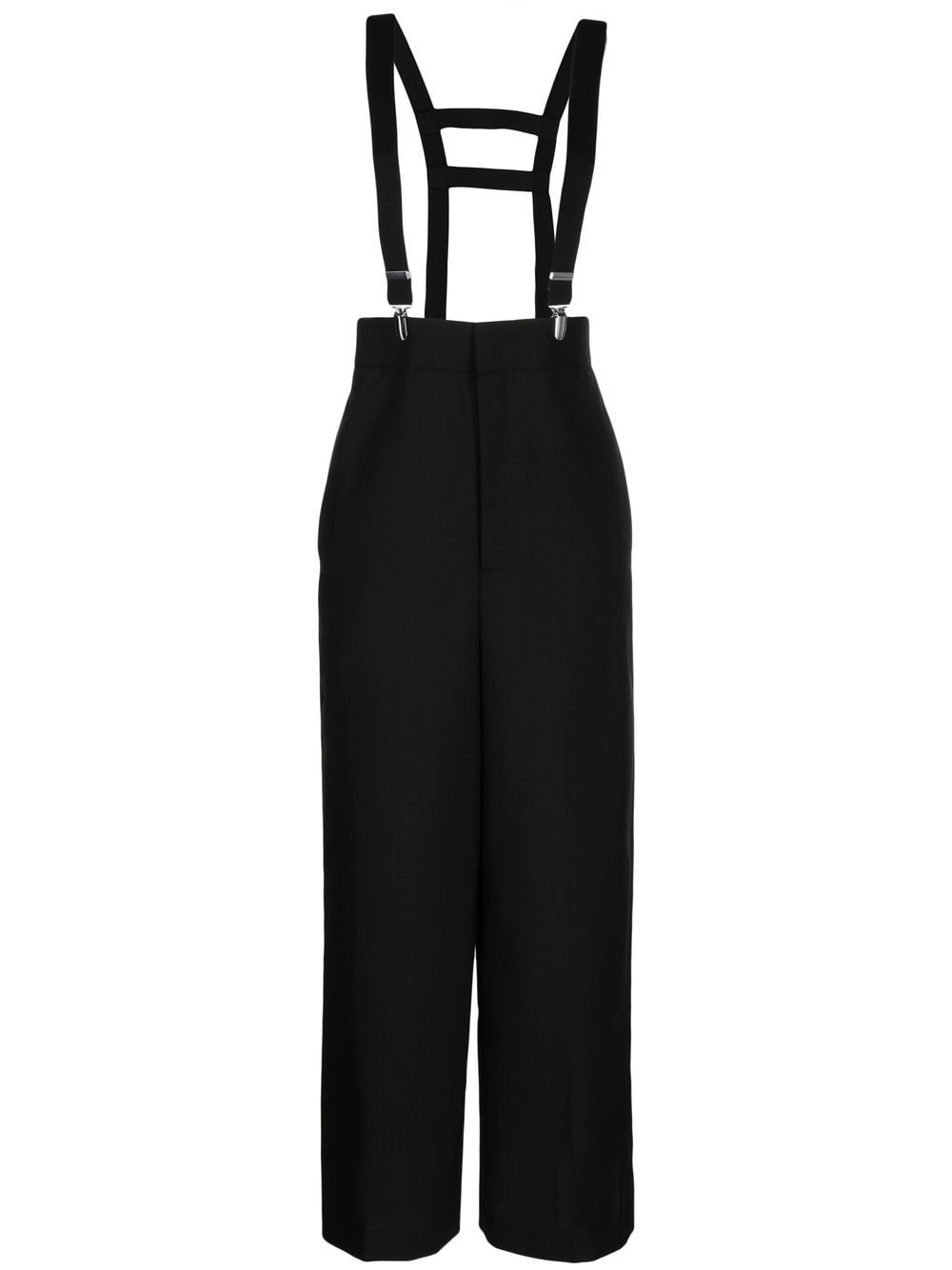 Enföld high-waisted cropped trousers - Black von Enföld