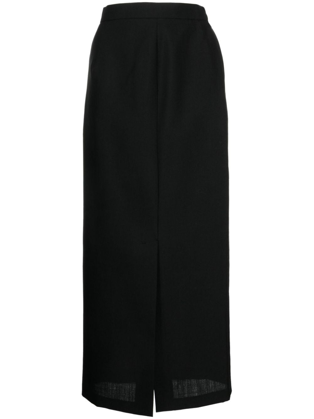 Enföld high-waisted wool maxi skirt - Black von Enföld