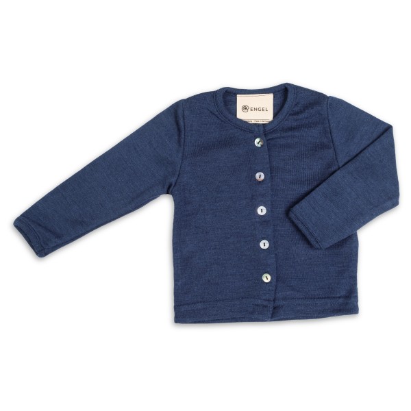 Engel - Baby-Cardigan - Cardigan Gr 50/56;62/68;74/80;86/92 blau;braun;grau;lila von Engel