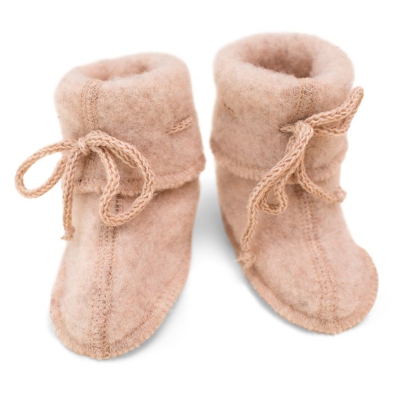 Engel - Baby-Schühchen mit Bändel - Hüttenschuhe Gr 62/68 beige von Engel