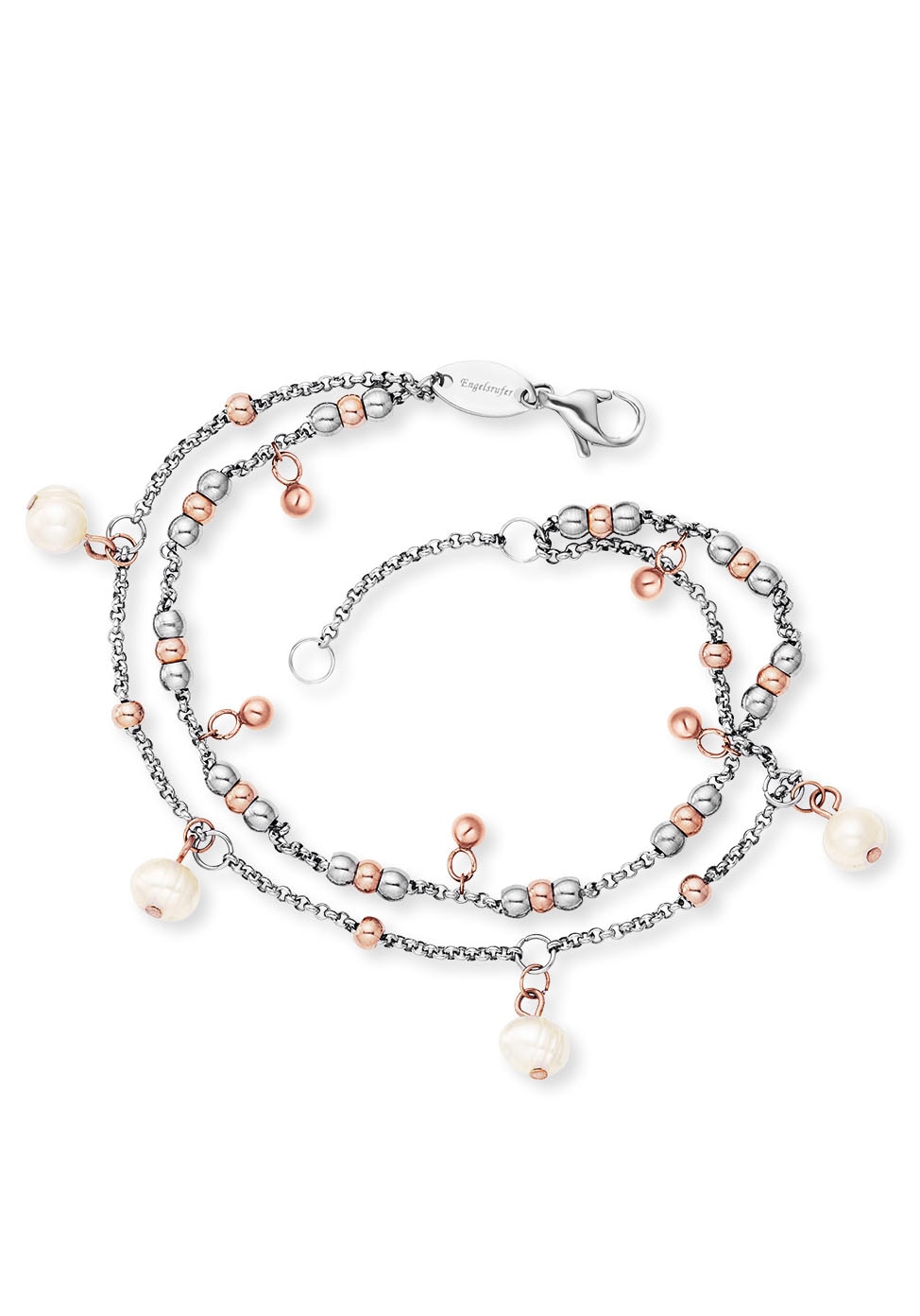 Engelsrufer Fusskette »BOHO Pearl Bicolor, ERBS-PEARL-BI« von Engelsrufer