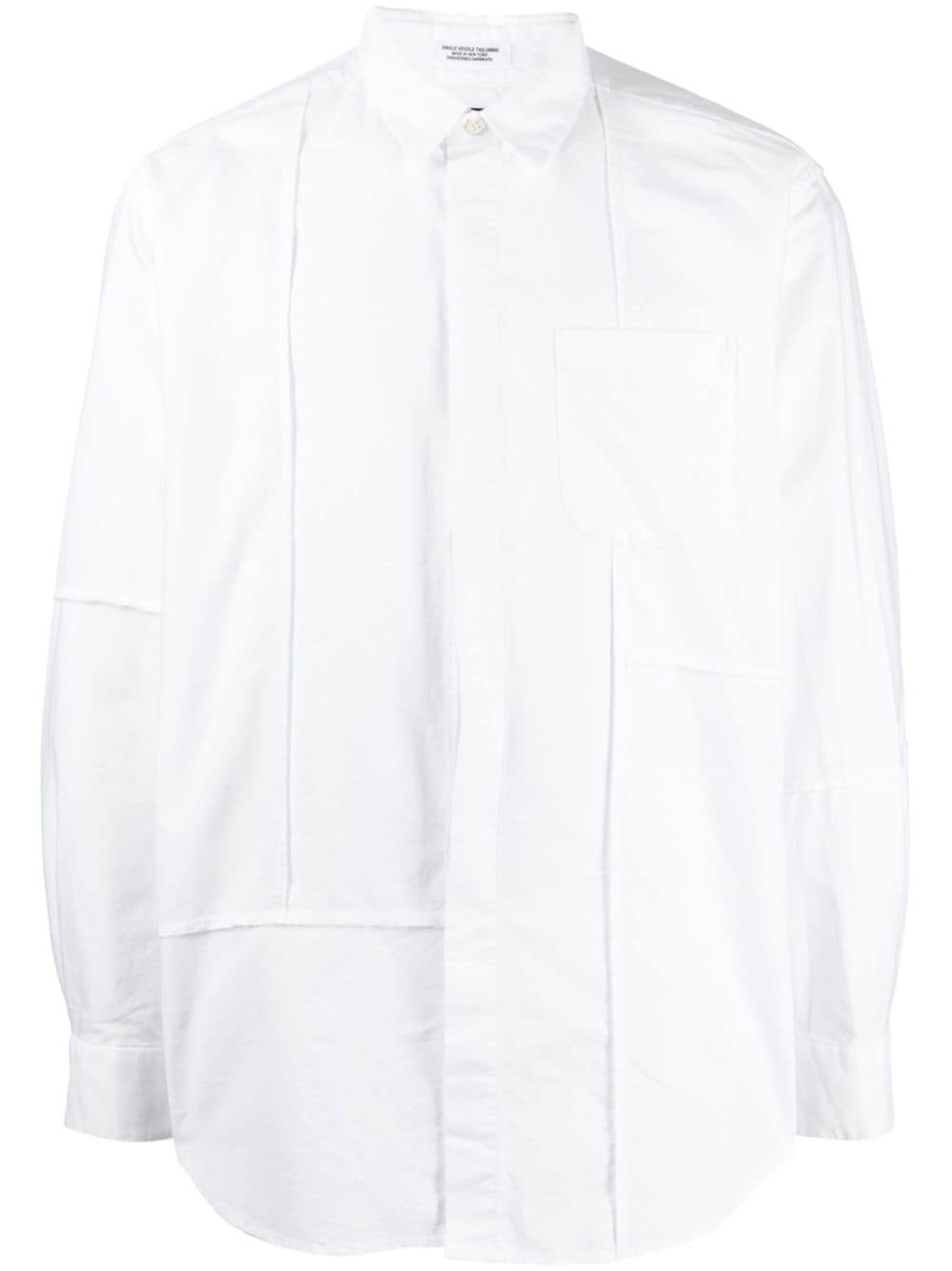 Engineered Garments Combo cotton shirt - White von Engineered Garments