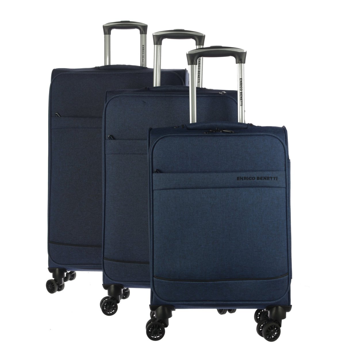 Dallas 3er Trolley Set Navy von Enrico Benetti