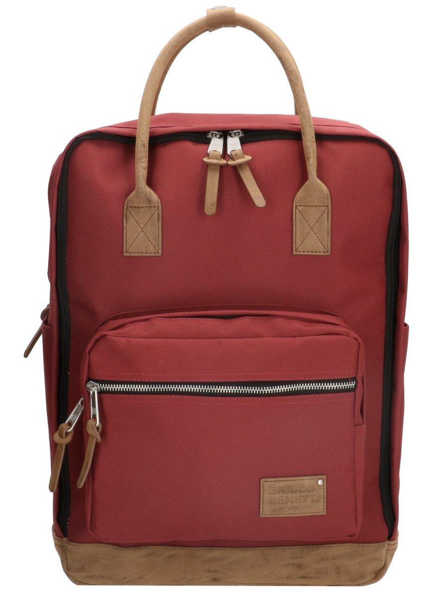 Rucksack Santiago 17 Burgund Herren Weinrot von Enrico Benetti