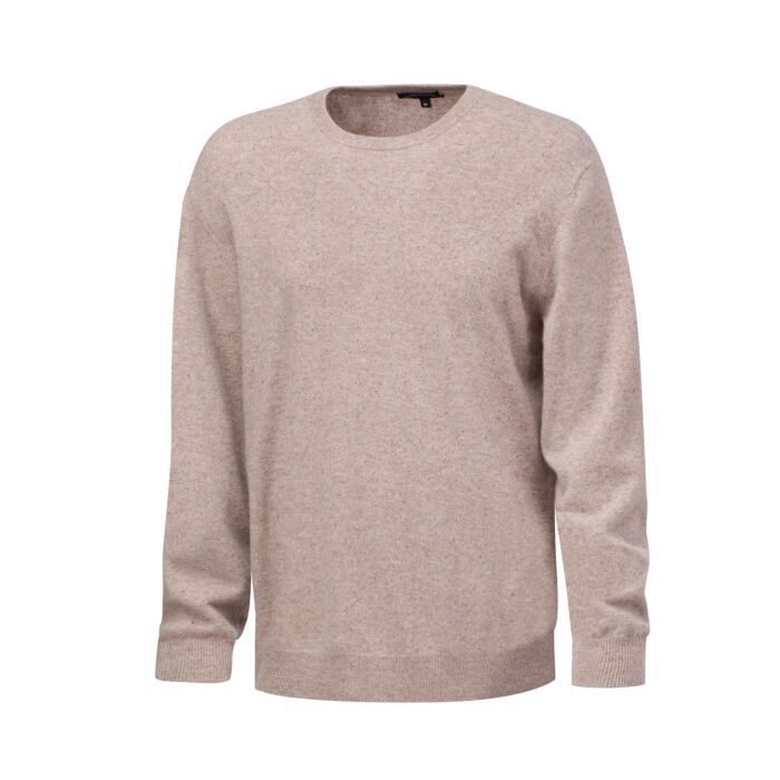 Pullover Herren aus Kaschmir Gots, beige, XXL von Enrico Rosselli