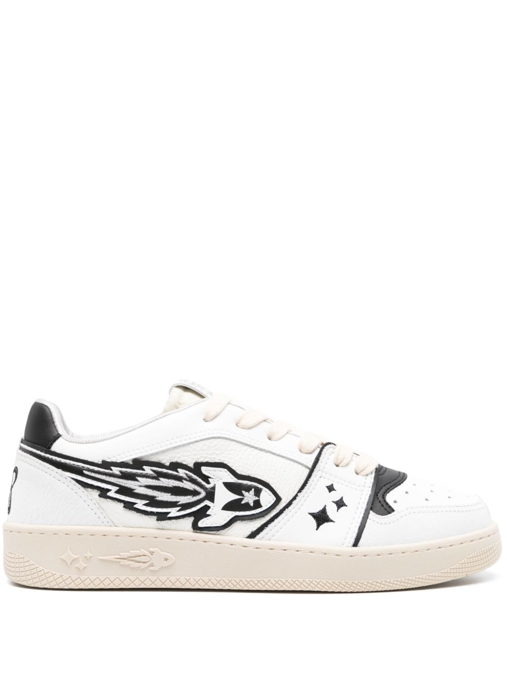 Enterprise Japan Rocket panelled sneakers - White von Enterprise Japan