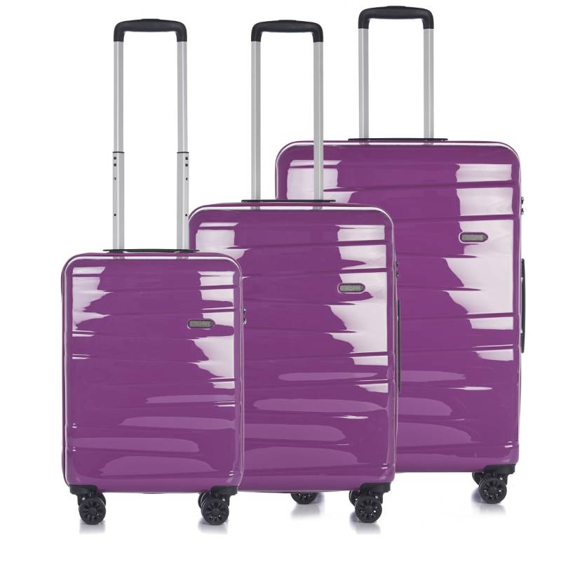 Vision - 3er Koffer Set in Dahlia Violet von Epic