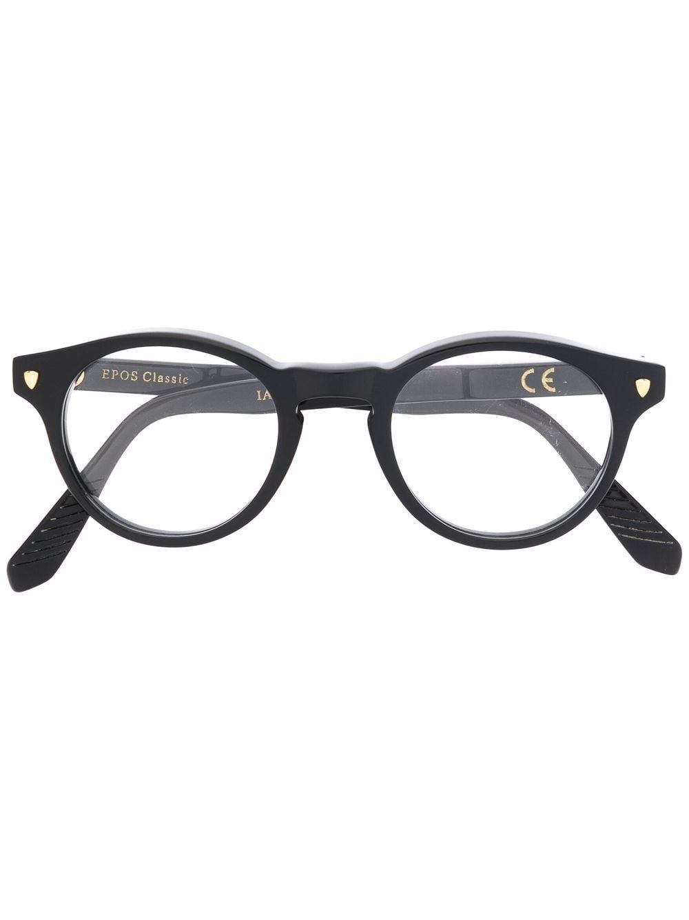 Epos round frame glasses - Black von Epos