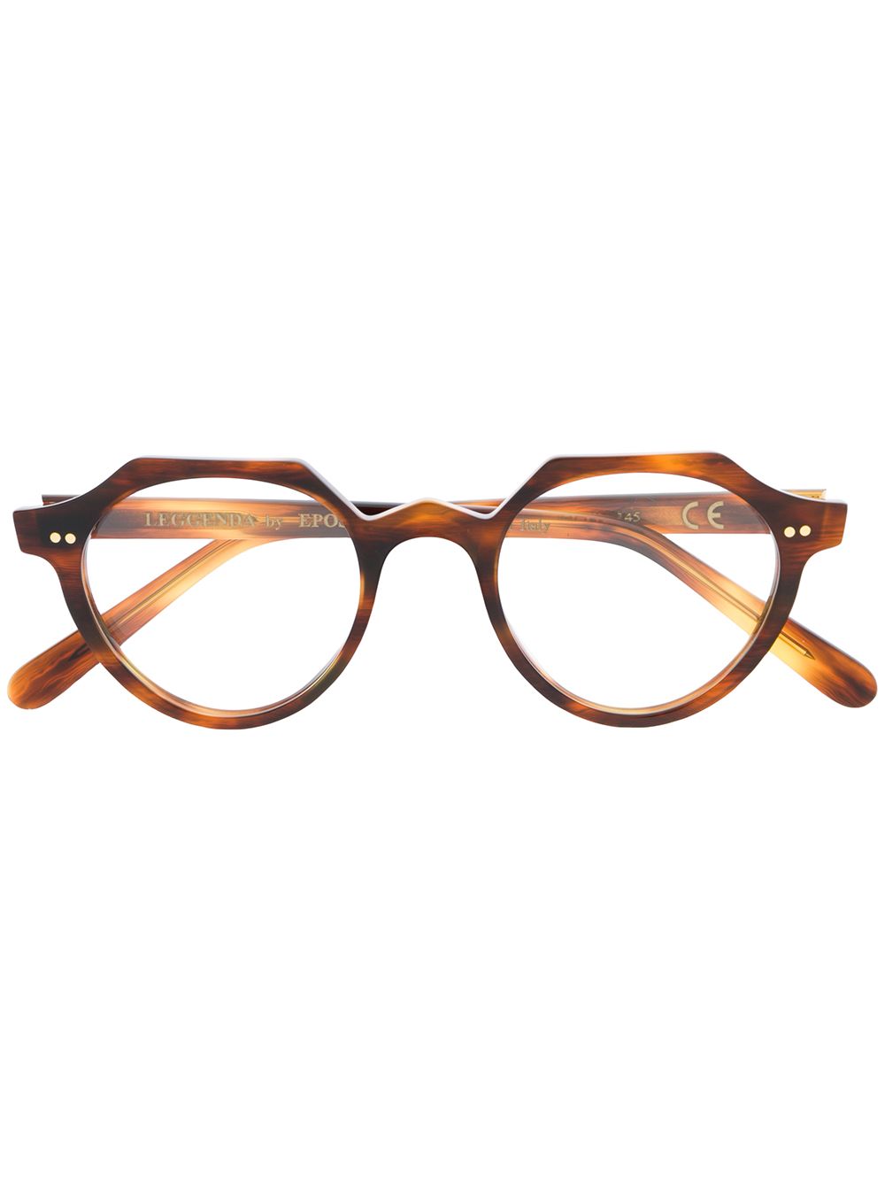 Epos round frame tortoise-shell glasses - Brown von Epos