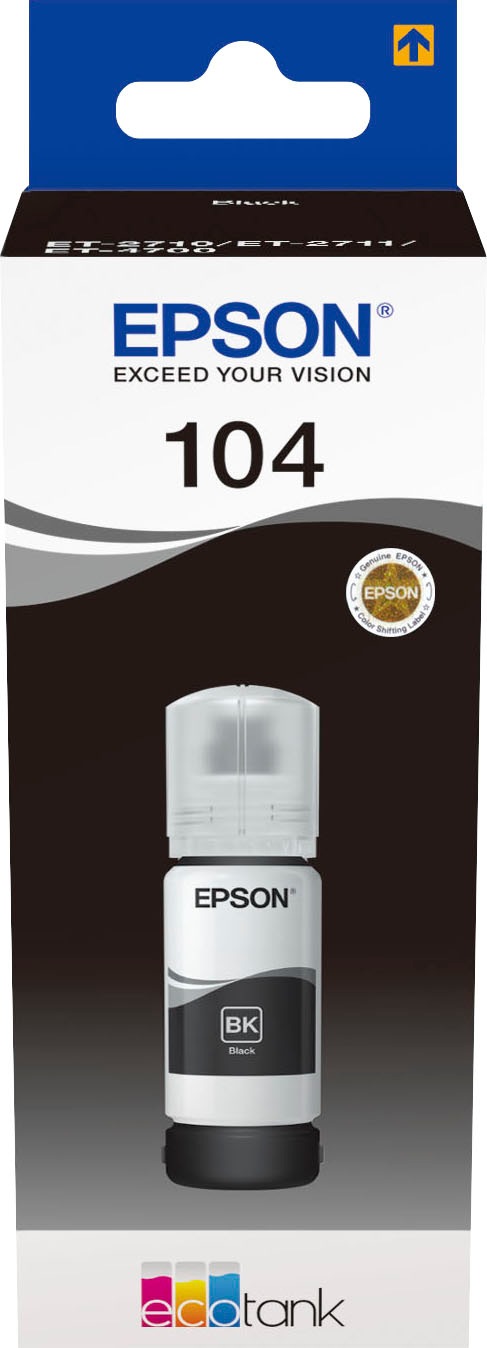 Epson Nachfülltinte »104 EcoTank Black«, für EPSON, (1 St.) von Epson