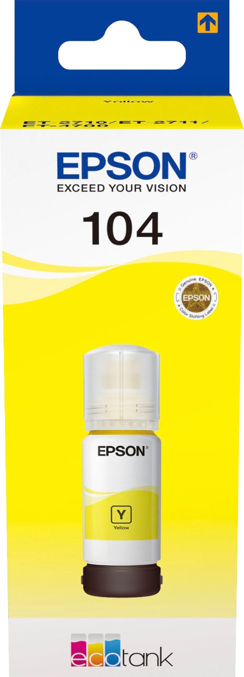 Epson Nachfülltinte »104 EcoTank Yellow«, für EPSON, (1 St.) von Epson