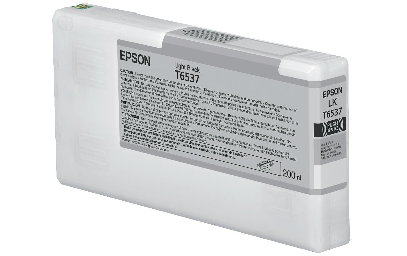 Epson Tintenpatrone »C13T653700 Light Black«, (1 St.) von Epson